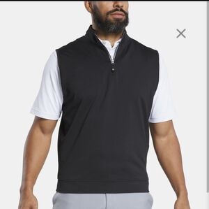 FJ Men's Black Golf Vest